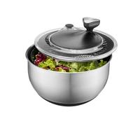 Gefu Essoreuse à salade, inox avec couvercle fraîcheur, 4,5 L
