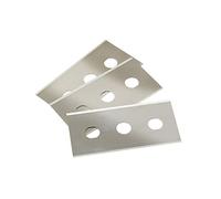 GEFU GE12455 Lames de Rechange pour Grattoir Plaque Vitrocéramique Acier Inoxydable Inox 8 x 0,2 x 19 cm