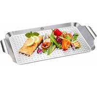 GEFU Grillpfanne BBQ groß Poêle à griller argent