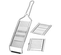 GEFU - Mandoline en B avec lames changeables RASPINI en acier inoxydable noir