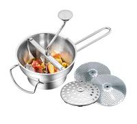 Gefu Moulin à légumes FLOTTE LOTTE® avec 3 disques perforés (1 mm 3 mm 8 mm)