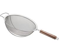 GEFU Passoire avec Manche en Bois Passo - 24 cm