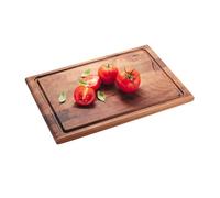 GEFU - Planche à découper ENNO, moyenne avec rainure à jus, noyer