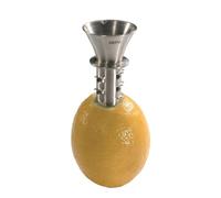 GEFU Presco Trompette à Citron Acier Inoxydable Inox 19 x 8,1 x 4,09 cm GF12485