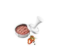 GEFU Presse à hamburgers Spark Ø8cm, argent/blanc