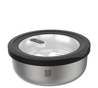 GEFU PROVIDO Boîte de conservation ronde 2 000 ml, résistante au froid et à la chaleur, contrôle intelligent de la conservation par application