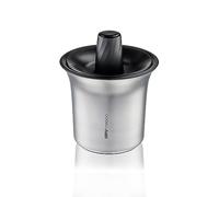 GEFU Récipient de collection Conscio - Pour capsules de café réutilisables, vider les capsules en acier inoxydable utilisées, facile à clipser et à tourner