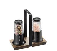 Xplosion 145 CM 2 Moulins Poivre Et Sel Inox Noir Manuel Avec Support