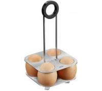 GEFU GF33680 Support de Cuisson pour 4 Œufs, Acier Inoxydable, INOX, 10,5 x 10,5 x 20 cm
