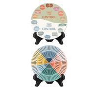 Gefühlsrad Emotionsrad - 2X Holz Stimmungsräder Mit Ständer, Farbige Emotions Kreisdiagramme, Schreibtischdekoration, Praktisches Werkzeug Für Schulberater, Therapie, Beratungsgespräche | Zuhause Büro