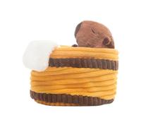 Gefülltes Capybara Stofftier - Süßes Plüschspielzeug als weiches Kissen, flauschiges Tierplüschtier | 9,84-Zoll Capybara Kuscheltier für Sammler, Kinderzimmer-Deko und Wohlfühlmomente für Groß und Kle