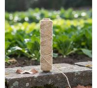 Gegaden 100 m de ficelle de jute marron naturel de 1 mm pour bricolage, décoration en macramé, emballage cadeau