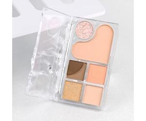 Gege Bear - BUY 3 GET 40% OFF - 6 Shade Eyeshadow Palette - #01 Apricot Mood #02 - 12.5g