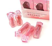 Gege Bear - BUY 3 GET 40% OFF - Velvet Milk Cream Lip Mud - 1-3 #01 Winter Snow Peach