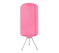 gegeweeret Sèche-linge avec chauffage céramique PTC - 1000 W et 65-75 °C pour un séchage rapide - Charge maximale : 10 kg - Avec couvercle anti-poussière (rose)