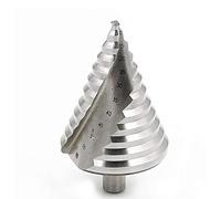 Geggur Foret étagé, Fraise Conique à Double Fente HSS (6-60mm) avec Revêtement Titane pour Visseuse Percage sur Acier, Laiton, Bois, Plastique-Argent