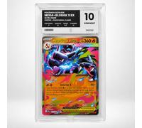 Gegradete Pokémon-Karte Mega Charizard X/Mega-Glurak X/メガリザードンX 013/094 - Phantasmal Flames - Note 10 Gem Mint - Deutsche Version - im Pure Grading Slab