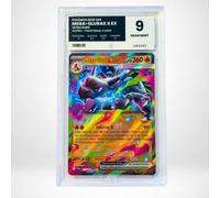 Gegradete Pokémon-Karte Mega Charizard X/Mega-Glurak X/メガリザードンX 013/094 - Phantasmal Flames - Note 9 Near Mint - Deutsche Version - im Pure Grading Slab