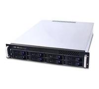 FANTEC SRC-2080X07 - Montable sur rack - 2U - SSI CEB - SATA/SAS - hot-swap - aluminium anodisé noir, aluminium anodisé argent - USB