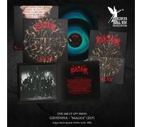 GEHENNA - MALICE OUR THIRD SPELL AQUA BLUE BLACK ICE VINYL 2LP - Vi - F72z