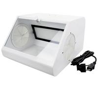 GEHPYYDS Boîte à poussière de Laboratoire Dentaire, Protecteur de sablage, collecteur de poussière, extracteur de poussière sous Vide, empêche la poussière de se propager, avec LED et filtres