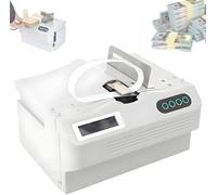 GEHPYYDS Machine à Lier Les Billets de Banque, Petite Machine Automatique à cercler, Machine à cercler et Relier Rapidement, Taille Ajustable, écran LCD, pour Le Secteur bancaire et Financier