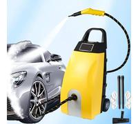 GEHPYYDS Nettoyeur Vapeur Haute Pression Multi-usages 2500 W/3000 W, Machine de Nettoyage Portable de 3,5 L, avec 8 Accessoires, pour la Cuisine, la Salle de Bain, Les Joints et Le carrelage Yellow