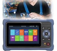 GEHPYYDS Testeur de câbles à Fibre Optique OTDR 100 km, réflectomètre à Fibre Optique 1310/1550 nm 26/24 DB VFL OLS OPM, Carte d'événements, testeur de câbles Ethernet UPC