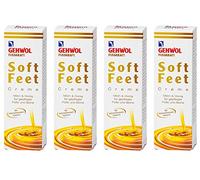 Gehwol FUSSKRAFT Soft Feet Lot de 4 crèmes au lait et au miel 125 ml (500 ml)