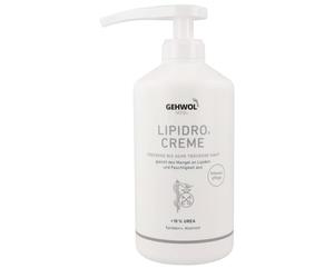 Gehwol Gerlach Kit médical Lipidro crème pour les pieds grande taille pour salon 0,5 L 500 ml/le plus grand sur Amazon/traite et assouplit la peau/pour compenser une absence de lipides et d'hydratation/peut être utilisé par tout le monde, pas uniquement les professionnels/Livré avec étui de protection/fabriqué en Allemagne.