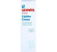 Gehwol Med Crème de soin intensif Lipidro pour peaux sèches des pieds - Prévient les callosités - 75 ml