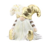Gehydy GNOME de Noel Deco Noël GNOME Peluche Elfe Christmas Décoration pour Maison Cuisine - Blanc