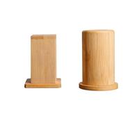 Geieold Lot de 2 Cure-Dents carrés en Bambou - Boîte à Cure-Dents - Décoration pour, l'hôtel