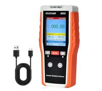 Geiger Compteur de rayonnement nu ire avec compteur GM Compteur Geiger radioactivité 0-10 000 µSv/h Compteur de Geiger Alpha Beta Gamma Surveillance en temps réel avec alertes acoustiques/optiques