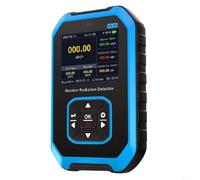 Geiger Counter GC01 Détecteur de rayonnement nucléaire portable Testeur de compteur radioactif avec écran LCD pour rayons X, CT, carrelage, marbre, rayonnement industriel (bleu)