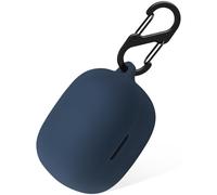 Geiomoo Coque en silicone pour Anker Soundcore P20i Anker Soundcore R50i Housse de protection avec mousqueton (Bleu marine)