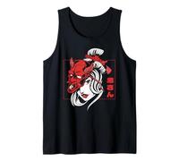 Geisha avec Masque Oni Art du Tatouage Japonais Débardeur