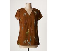 geisha chemisiers et blouses femme de couleur marron
