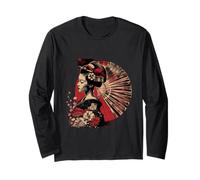 Geisha Japonaise Kimono Geisha Girl Art Traditionnel Japonais Manche Longue