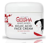 Geisha, Kojic Acid Cream | 1.7 fl oz / 50 ml | Skin Lightening Cream, Freckle Removal, Hyperpigmentation Treatment | Remove Dark Spots on : Face, Knees, Body, Armpits, Neck, Underarm, Intimate Parts