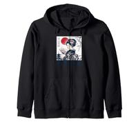 Geisha Samouraï Classique du Patrimoine Japonais Sweat à Capuche