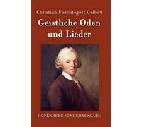 Geistliche Oden Und Lieder
