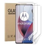 GEJEFA 3 pièces Protection écran pour Motorola Moto Edge 30 Ultra, Protection écran TPU Souple, Haute Sensibilité, Résistant aux Rayures, Facile à Installer - Transparent
