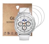 GEJEFA 3 Pièces Protection Écran pour Samsung Galaxy Watch 8 Classic 46mm, 9H Dureté Anti-Rayures Verre Trempé [Haute Définition][Sans Bulles]