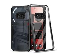 GEJEFA Coque pour Nothing Phone 2a/Phone 2a Plus, Antichoc Transparente Dur PC + Anti-Rayures Souple TPU Frontière Étui de Protection pour Nothing Phone (2a)