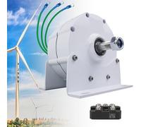 GEJLELDS Générateur D'anagination Prumentaire 5000W 6000W 8000W 9000W 10000W 12000W Alternateur Triphasé, Générateur D'aimant Permanent Efficace pour Générateur D'éoliennes Horizontal,5000W-24V