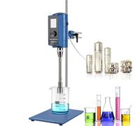 GEJLELDS Homogénéisateur, disperseur de Laboratoire, émulsificateur, mélangeur à Haut Cisaillement, Machine d'émulsification, Machine d'homogénéisation et de Dispersion d'émulsion,36F