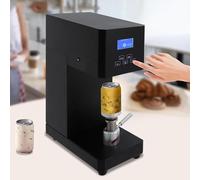 GEJLELDS Machine à sceller Les canettes entièrement Automatique, Machine à sceller Les gobelets Automatique Commerciale 370 W, Machine à sceller Les canettes de Soda Commerciale,Black