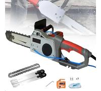 GEJLELDS Scie à chaîne électrique pour béton avec Moteur sans balais, Coupe-Mur en béton, tronçonneuse puissante, pour béton armé, Murs en Briques Rouges, Murs en béton,CuttingDepth35cm