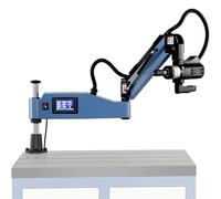 GEJLELDS Taraudeuse électrique Haute Vitesse M3-M16 avec Pinces de taraudage, taraudeuse électrique 1100 mm, taraudeuse Universelle Flexible à 360 degrés